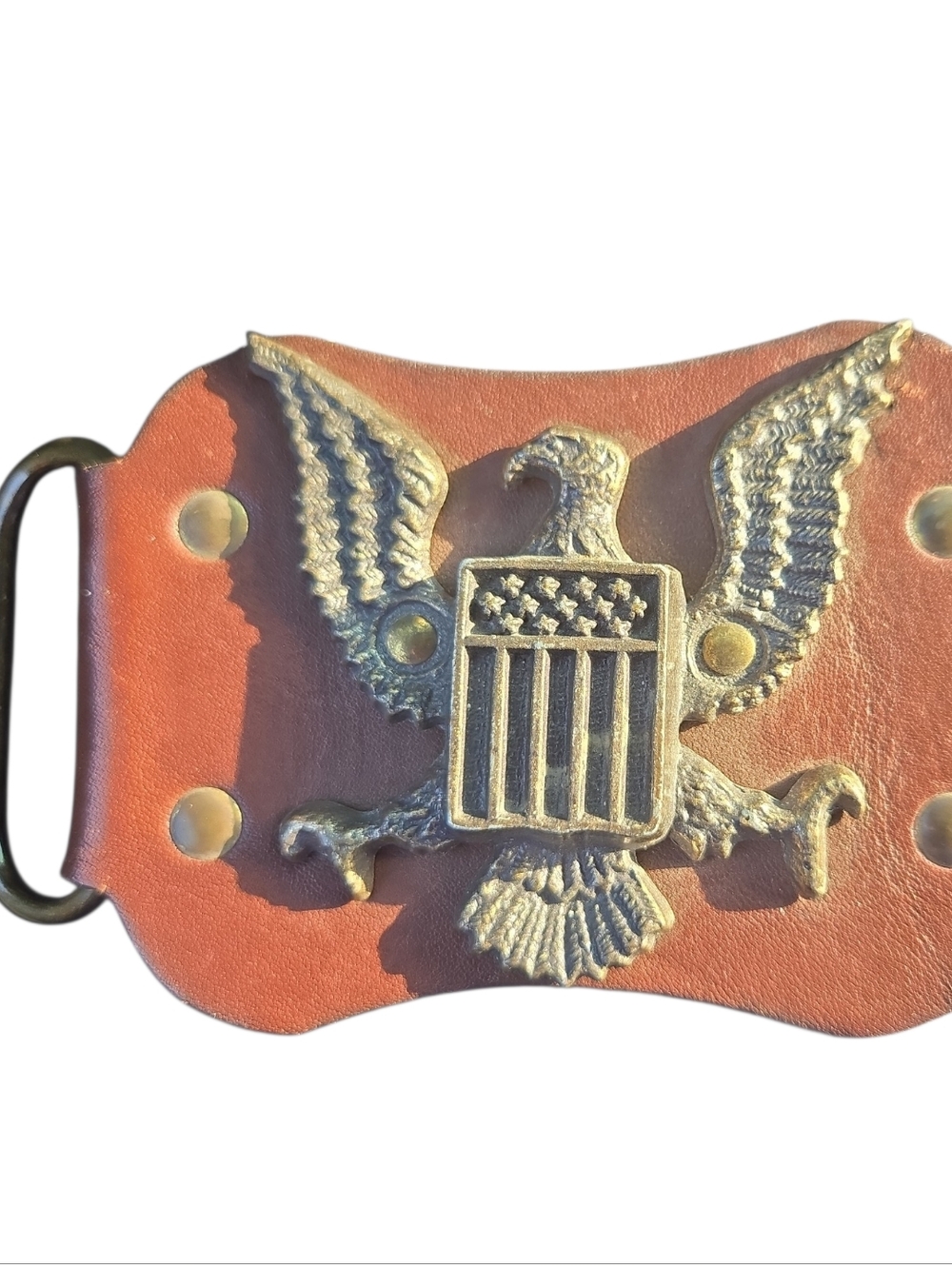 Vintage Brown Eagle American Antique Belt Buckle For Men And Women